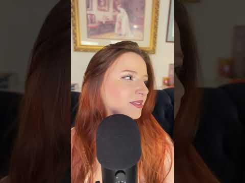 ASMR: talking in a made up language & gum chewing