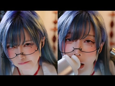 ASMR relax shop I 耳边轻语 吃耳朵 精油捂耳 口水画❤️❤️