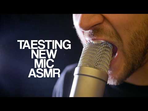 New mics broken after one blow ASMR - testing new microphones -