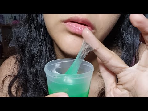 ASMR COMIENDO SLIME COMESTIBLE | ASMR en Español