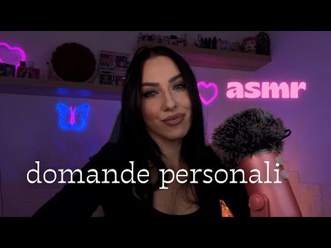 ASMR DOMANDE PERSONALI PER UN NUOVO INIZIO 🍀🍀