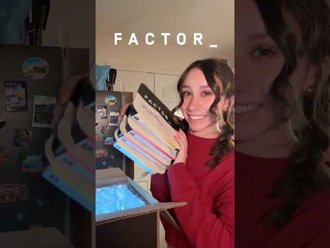 ASMR | How I Eat Healthier with Factor #ad #asmr #relax