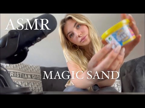 ASMR MAGIC SAND ✨ Sleepy & Relaxing | slowly cut & scratching 🤫 Brain Massage [German] 💤