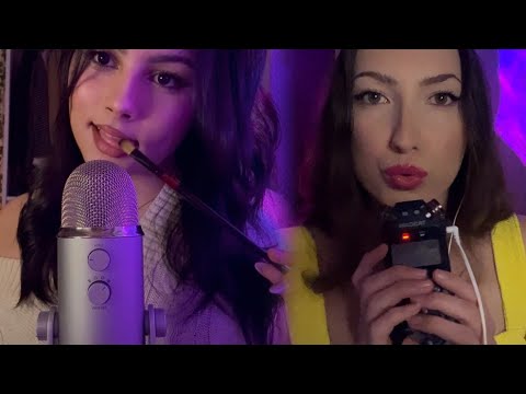 ASMR Mouth Sounds Collab with @DimplesAsmr 👄