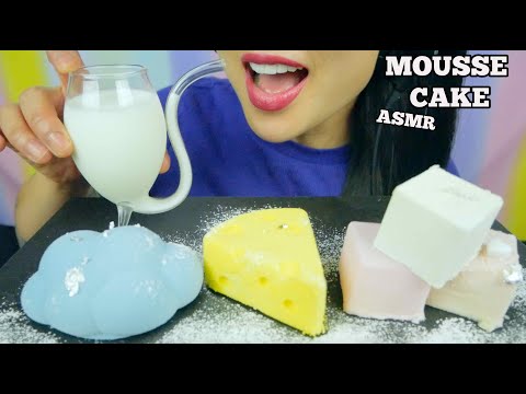 ASMR MOUSSE CAKE (SOFT RELAXING EATING SOUNDS) NO TALKING | SAS-ASMR