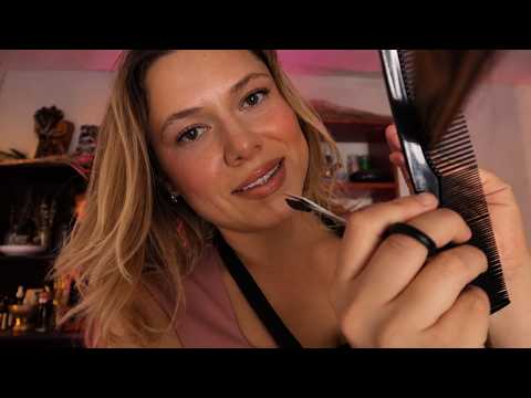 ASMR Te corto el cabello ✂️ REALISTA | Corte de pelo para dormir