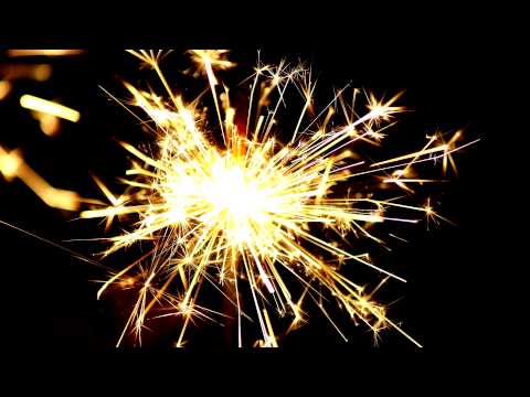 (3D binaural sound) Sparklers around your head