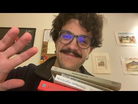 ASMR Lofi Book Tapping (fast & aggressive, soft spoken, overexplaining)