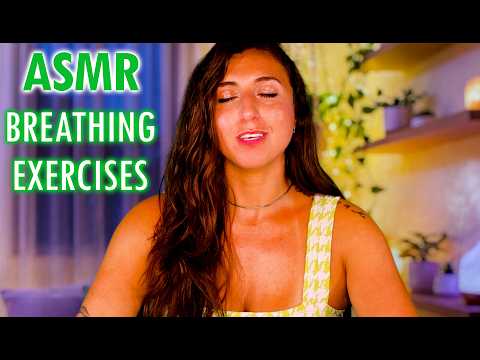 ASMR Guided Breathwork & Meditation | 5 Yoga Breathing Exercises for Relaxation & To Calm Yourself