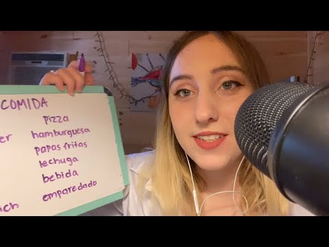 ASMR teaching you Spanish