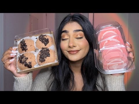 ASMR Mochi Puff vs Swiss Roll MUKBANG | Satisfying Eating Sounds & Mouth Sounds