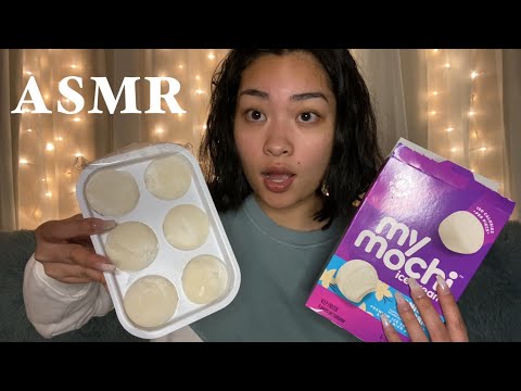 ASMR Eating Mochi Ice Cream !!