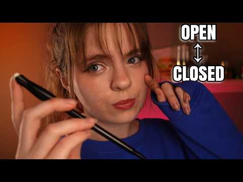 ASMR Can YOU Follow My Instructions? 👁️ Eyes Opened & Closed