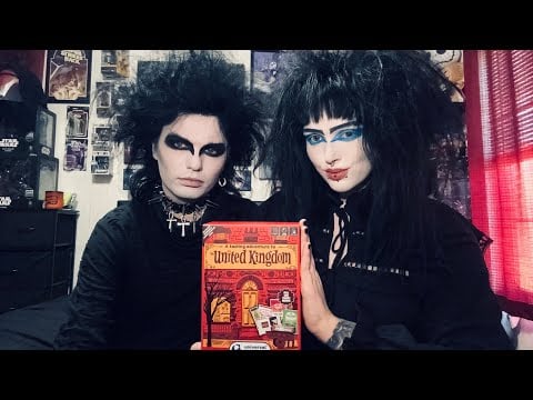 Goths (Poorly) Review Snacks From the U.K ASMR 🤣🥀Universal Yums United Kingdom Box 