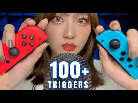 ASMR 飽き性の人向け！15分で100種類の音😪【100＋Triggers】