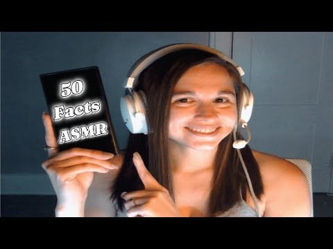 ASMR 50 Interesting Facts that you may or may not know (soft whispers for sleep) 💤
