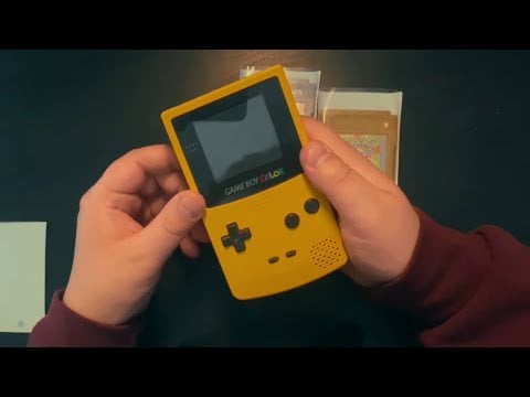 Gameboy Color ASMR - Old Pokemon Games