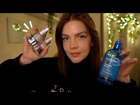 ASMR - retours de produits finis 🫧 (skincare, chuchotements relaxants, tapping…)