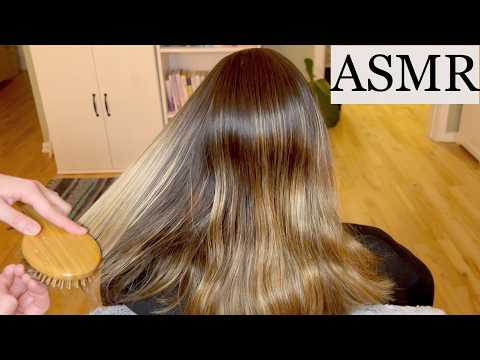 ASMR | Intense Hair Brushing/Spraying Sounds & Cute Hair Styling with Hair Clips (No Talking)