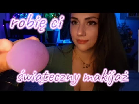 [ASMR PL] Robię ci makijaż na świąteczną imprezę 🎅😴 (szept, osobista uwaga)
