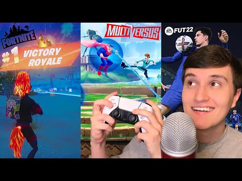 ASMR Gaming | 1 Hour Of Relaxing Gaming 🎮 (Fortnite, Multiversus, Fifa)