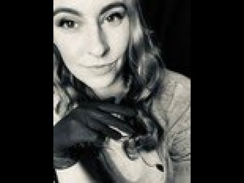 ASMR ! Relaxing Glove sounds / hand movements (tight latex gloves) /ENG