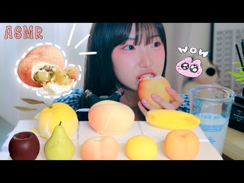 ASMR 초콜릿케이크가 내린 아그작의 축복…😇
