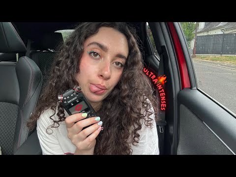 ASMR - BRUITS DE BOUCHE ULTRA INTENSES  EN VOITURE 👄🚘  (sous la chaleur de l'été)