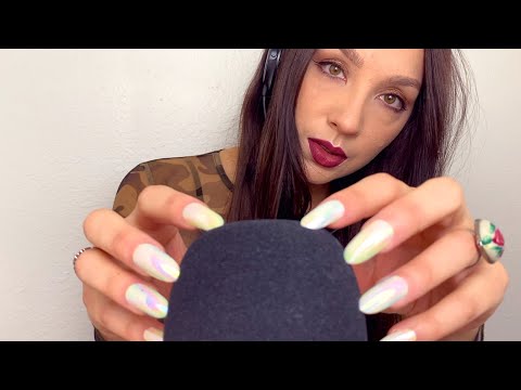 ASMR - Brain Massage (Mic Scratching with Long Nails) 🥰