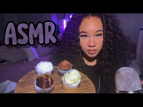 🥥🧁TINGLY Coconut & Chocolate Cupcake Triggers✨(MOUTH SOUNDS)