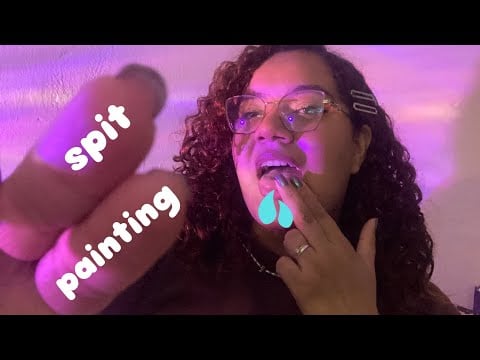 ASMR 1H SPIT PAINTING INTENSO 💦💕