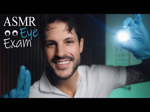 Thorough ASMR Eye Exam for Tired Eyes