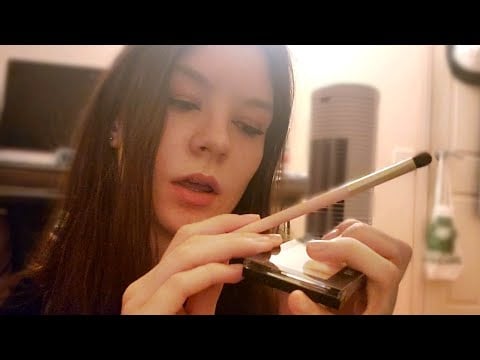 mean older sister does your makeup for a date asmr rp