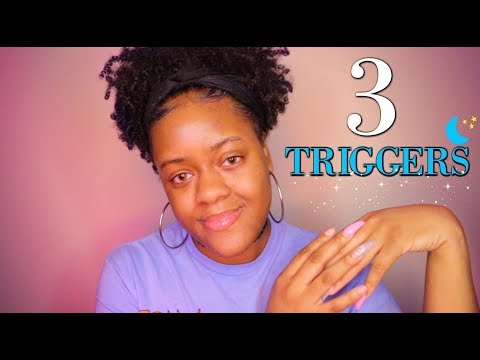 ASMR | 3 TRIGGERS THAT WILL HELP YOU SLEEP 💙💤 (Darker Lighting😴)