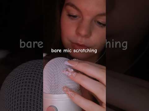 ASMR Bare Mic Scratching with Long Nails ✨ #asmr