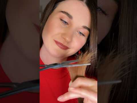 Watch full video on my channel! #ingashasmr #longhaircut #asmr #hairasmr