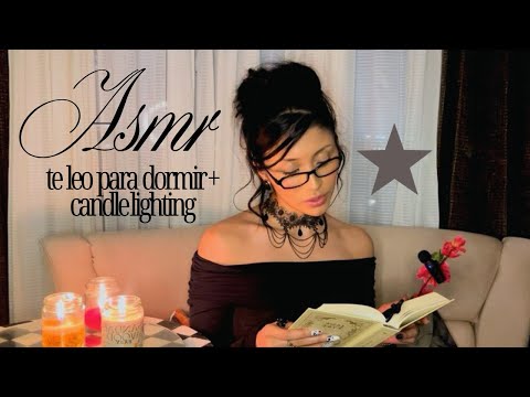 Te leo para dormir (Jane Eyre) + Candle lightning / ASMR 🖤📖🕯️