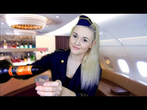 ASMR Flight Attendant (Personal Attention) Soft Spoken, Ear To Ear