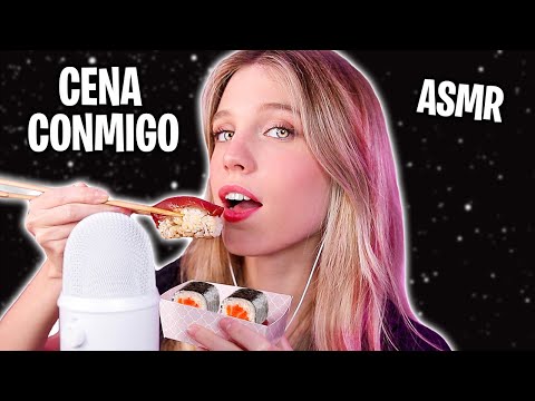 ASMR COMIENDO SUSHI 🍣 CENA CONMIGO 😴 Mouth Sounds