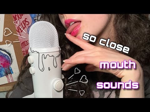 ASMR The Microphone Is Tasty! | Mouth Sounds Too Close to the Mic