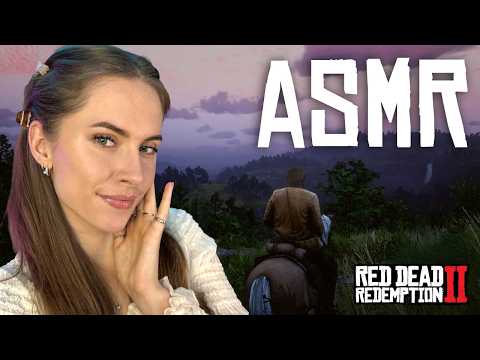 Soft Spoken ASMR Pony Trek | RDR2 Long Play For Sleep or Study