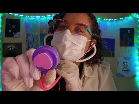 ASMR MÉDICA EXAMINANDO VOCÊ RAPIDAMENTE 🧑🏽‍⚕️🩺💕