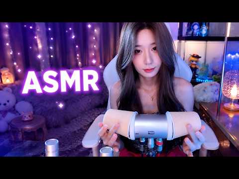 Deep Ear Cleaning & Relaxing ASMR: Goose Feather, Cotton Swabs & Soft Tapping / 3Hr (No Talking)