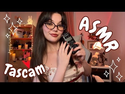 Intense TASCAM ASMR (Fast and Aggressive Mic Triggers, Ear to Ear Mouth Sounds, Whisper Rambles)