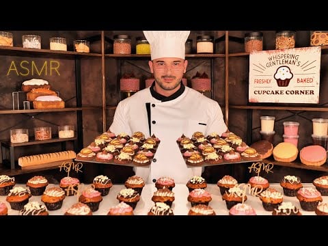 ASMR Cupcake Corner 🧁 World Famous Bakery | Safe Male ASMR Whispering