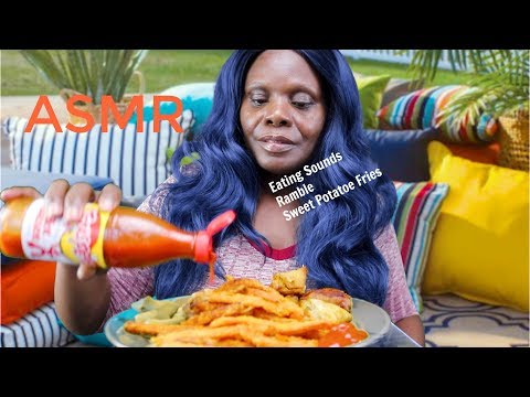 Crunchy ASMR Eating Sounds {Ramble} Mukbang Dinner Night