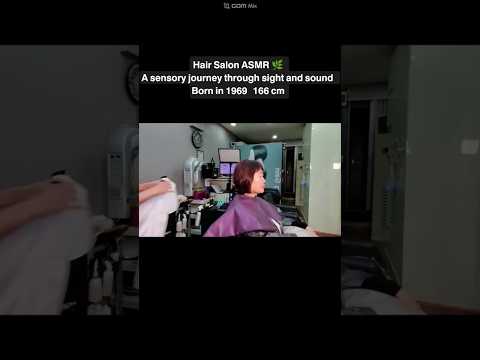 Hair salon ASMR visual and auditory activation #GraventionAppeal Cut