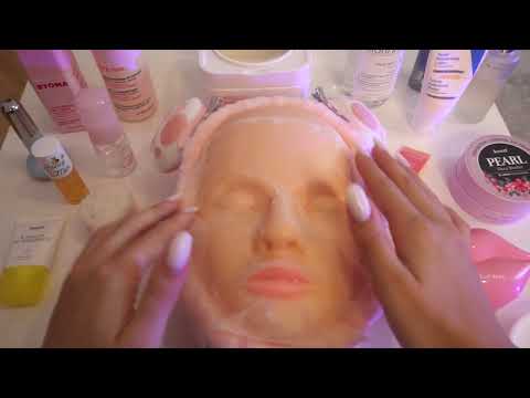 🥑 ASMR Skincare on Mannequin (Layered Sounds) #asmr #skincare