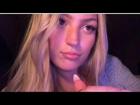 my first lofi ASMR 🤍🌙(camera tapping + whisper / soft spoken ramble) 