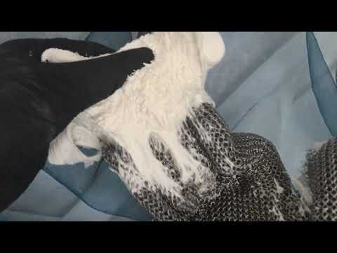 LATEX GLOVES and CHAIN GLOVE  🖤   STICKY MISTAKE  😎  [[ASMR]]